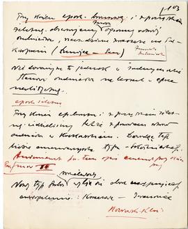 Rękopis dziewięciu wykładów Józefa Żurowskiego pt. "Osadnictwo przedhistoryczne w dorzeczu G...