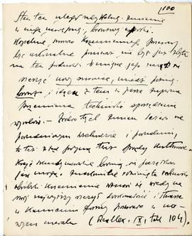 Maszynopis i rękopis trzynastu wykładów Józefa Żurowskiego na temat kultury megalitycznej  strona...