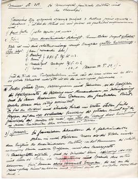 Odręczne notatki Józefa Żurowskiego na temat analogii do zabytków z Jakuszowic Małych  sporządzon...