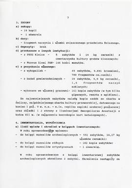Państwowe Muzeum Archeologiczne w Warszawie. Sprawozdanie z działalności w roku 1996.  Maszynopis...