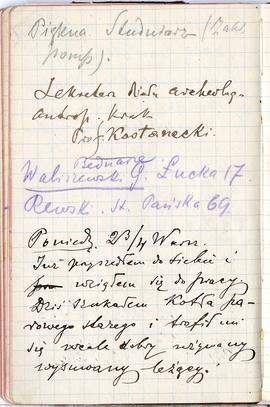 Notes nr 42 z wpisami odręcznymi  Erazma Majewskiego z okresu od 09.04.1993 r.- 28.04.1993 r.  st...
