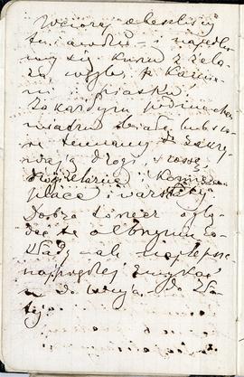 Notes nr 9 z okresu 30.06.1878 r .- 14.03.1879 r. Notatki odręczne Erazma Majewskiego   dot. wizy...