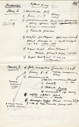 Rękopis jedenastu wykładów Józefa Żurowskiego pt. "Epoka bronzu ze szczególnem uwzględn. pod...