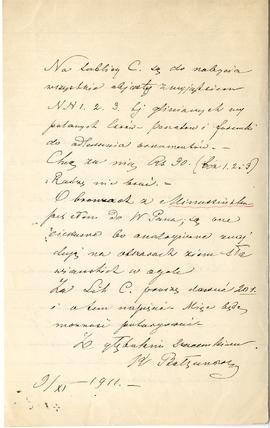 List od Karola Bołsunowskiego do Erazma Majewskiego (rękopis)  strona 2