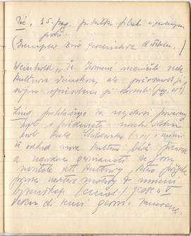 Brulion Józefa Żurowskiego "Żurowski 1918" z notatkami w języku niemieckim z okresu stu...