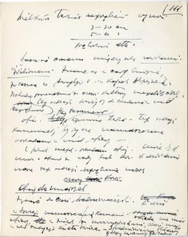 Rękopis sześćdziesięciu ośmiu wykładów Józefa Żurowskiego pt. "Sztuka Podyluwialna" z r...