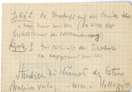 Fiszka z odręcznymi notatkami bibliograficznymi Józefa Żurowskiego  strona 1