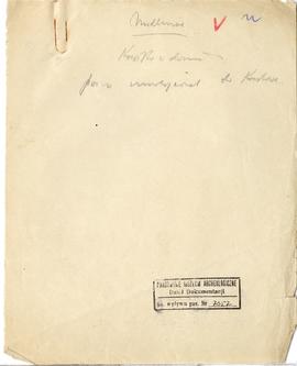Rękopis notatek Józefa Żurowskiego pt. "Materjały do Sprawozdań" z 1924 r.  strona 18: ...