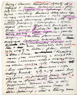 Rękopis wykładów Józefa Żurowskiego z zakresu archeologii przedhistorycznej  strona 71: "[…]...