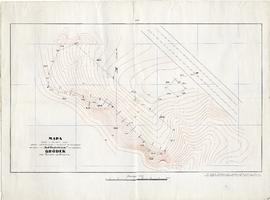 Rysunek odręczny wbw. "MAPA terenu ze śladami osad epoki neolitycznej i wczesno-historycznej...