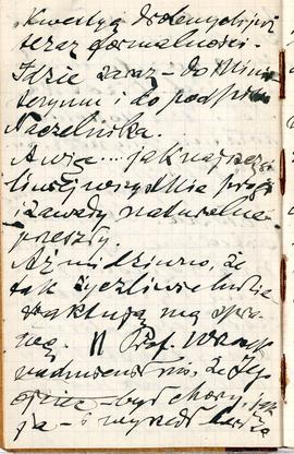 Notatnik nr 94 z odręcznymi notatkami Erazma Majewskiego z okresu od 04.12.1919 r. do 29.12.1919 ...