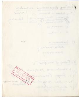 Rękopis wykładów Józefa Żurowskiego z zakresu archeologii przedhistorycznej  strona 178: pieczątk...