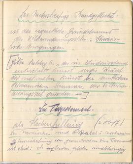 Brulion Józefa Żurowskiego "Żurowski 1918" z notatkami w języku niemieckim z okresu stu...