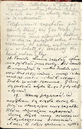 Notatnik nr 69 z odręcznymi notatkami Erazma Majewskiego z okresu od 07.10.1909 r. do 20.05.1910 ...