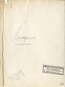 Zespół odręcznych notatek Józefa Żurowskiego (w tym opisy zabytków i zapiski bibliograficzne) wra...