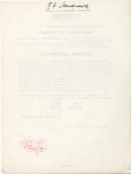 Odręczne notatki Józefa Żurowskiego na temat analogii do zabytków z Jakuszowic Małych  sporządzon...