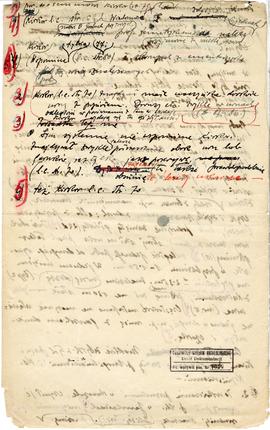 Fragment rękopisu artykułu Józefa Żurowskiego pt. "Wykopaliska z cmentarzysk ciałopalnych Kw...