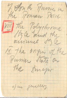 Fiszka z odręcznymi notatkami bibliograficznymi Józefa Żurowskiego  strona 1