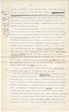 Maszynopis i rękopis trzynastu wykładów Józefa Żurowskiego na temat kultury megalitycznej  strona...