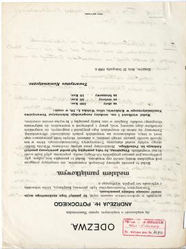 Odręczne notatki Józefa Żurowskiego na temat analogii do zabytków z Jakuszowic Małych  sporządzon...