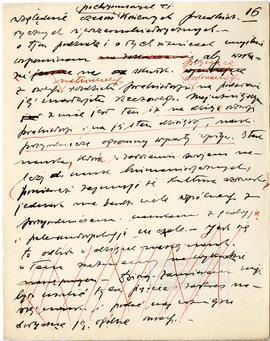 Rękopis wykładów Józefa Żurowskiego z zakresu archeologii przedhistorycznej  strona 31: "[…]...