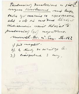 Rękopis jedenastu wykładów Józefa Żurowskiego pt. "Epoka bronzu ze szczególnem uwzględn. pod...