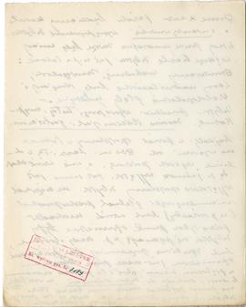 Rękopis wykładów Józefa Żurowskiego z zakresu archeologii przedhistorycznej  strona 162: pieczątk...