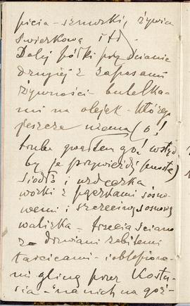 Notes nr 18 z wpisami odręcznymi  Erazma Majewskiego z okresu 01.04.1884 r.- 05.07.1884 r.  strona.