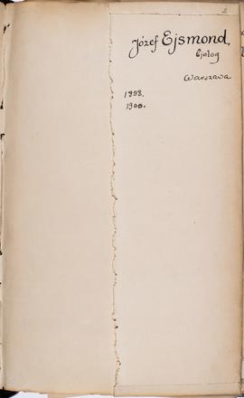 Księga korespondencyjna pt. "Listy do Erazma Majewskiego". Teka III. E. F. G. H  strona...