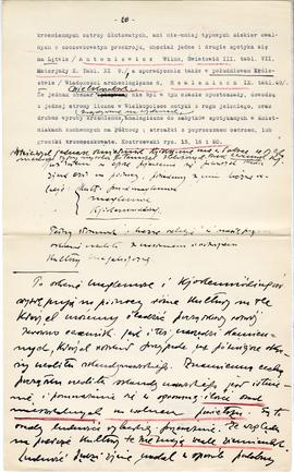 Maszynopis i rękopis trzynastu wykładów Józefa Żurowskiego na temat kultury megalitycznej  strona...