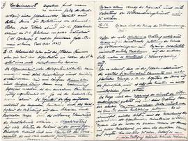 Odręczne wypisy Józefa Żurowskiego w języku niemieckim z Hermann Lüer i Max Creutz  "Geschic...