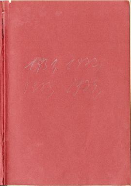 Dziennik (kalendarz) Józefa Żurowskiego z odręcznymi notatkami osobistymi z lat 1931-1935  strona...