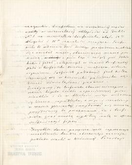 List od Bronisława Jasińskiego do Erazma Majewskiego (rękopis)  strona 7