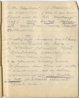 Brulion Józefa Żurowskiego z notatkami w języku niemieckim z okresu studiów w Wiedniu  strona 64