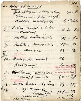 Maszynopis i rękopis trzynastu wykładów Józefa Żurowskiego na temat kultury megalitycznej  strona...