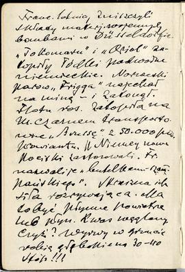 Notatnik nr 81 z odręcznymi notatkami Erazma Majewskiego z okresu od 12.02.1915 r. do 03.05.1915 ...