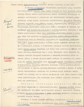 Maszynopis wykładów Józefa Żurowskiego pt. "Sztuka przedhistoryczna" z roku akademickie...