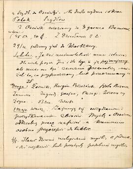 „Notatnik (brulion) Archeologiczny Erazma Majewskiego” - notatki dawniejsze  29.04 - 04.05.1893 r.