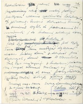 Rękopis sześćdziesięciu ośmiu wykładów Józefa Żurowskiego pt. "Sztuka Podyluwialna" z r...