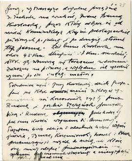 Rękopis dziewięciu wykładów Józefa Żurowskiego pt. "Osadnictwo przedhistoryczne w dorzeczu G...