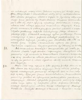 Rękopis - brudnopis pisma Michała Drewko - załącznik do pisma M. Drewko z dnia 16 lutego 1920 do ...