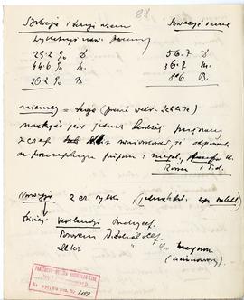 Maszynopis i rękopis trzynastu wykładów Józefa Żurowskiego na temat kultury megalitycznej  strona...