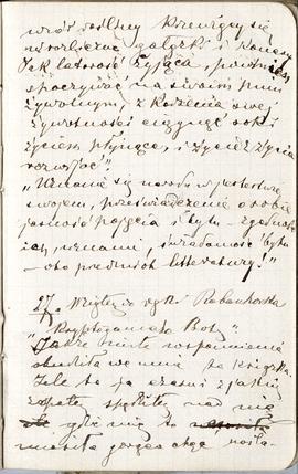 Notes nr 4 z okresu 01.05.1876 r.-15.02.1877 r.  Notatki odręczne Erazma Majewskiego z  cytatami ...