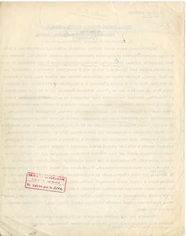 Maszynopis artykułu Józefa Żurowskiego z odręcznymi poprawkami pt. "Sztuka przedhistoryczna ...