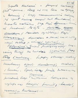 Rękopis dwudziestu ośmiu wykładów Józefa Żurowskiego pt. "Zagadnienie Kopca Krakusa na tle z...