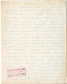 Rękopis wykładów Józefa Żurowskiego z zakresu archeologii przedhistorycznej  strona 158: pieczątk...