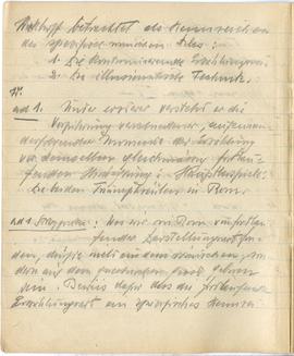 Brulion Józefa Żurowskiego z notatkami w języku niemieckim z okresu studiów w Wiedniu  strona 7