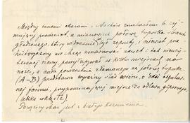 List (rękopis) od Bogusława Kraszewskiego do Erazma Majewskiego  strona 6