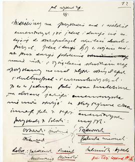 Rękopis jedenastu wykładów Józefa Żurowskiego pt. "Epoka bronzu ze szczególnem uwzględn. pod...