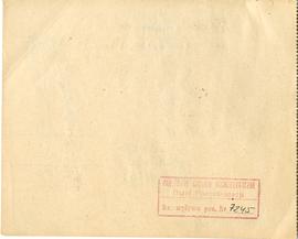 Rachunek z dnia 29.02.1931 r. za pracę Wincentego Wolaka na wykopaliskach w Złotej  strona 2: pie...